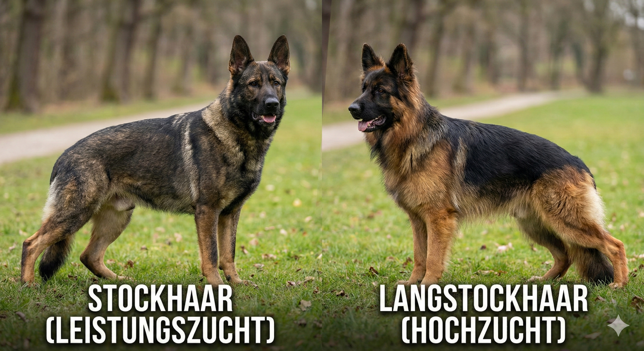 Deutscher Schäferhund Arten