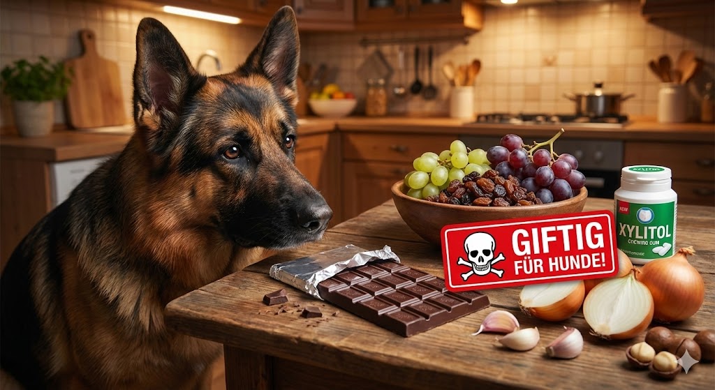 Giftige Lebensmittel für Hunde